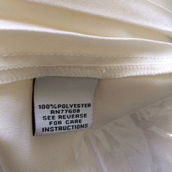 J Peterman Ivory Pleated Blouse M - Picture 10 of 12